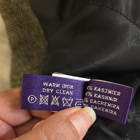 Ralph Lauren Collection Purple Label Cashmere Classic Tweed Blazer - Picture 13 of 16